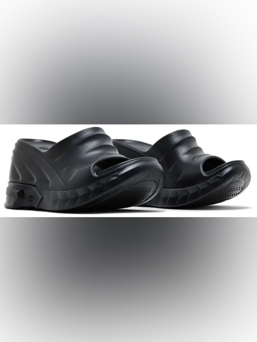 Givenchy Marshmallow Rubber Wedge Slides